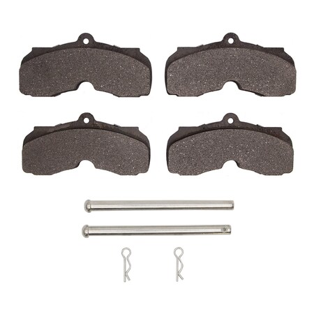 Dynamic Friction Co 3000 Semi-Metallic Brake Pads Hardware Kit, Low Dust, 100% Copper Free, 100% Asbestos-free, Front 1311-0003-02
